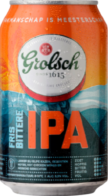 Grolsch IPA blikje van 33cl Grolsch IPA blikje van 33cl